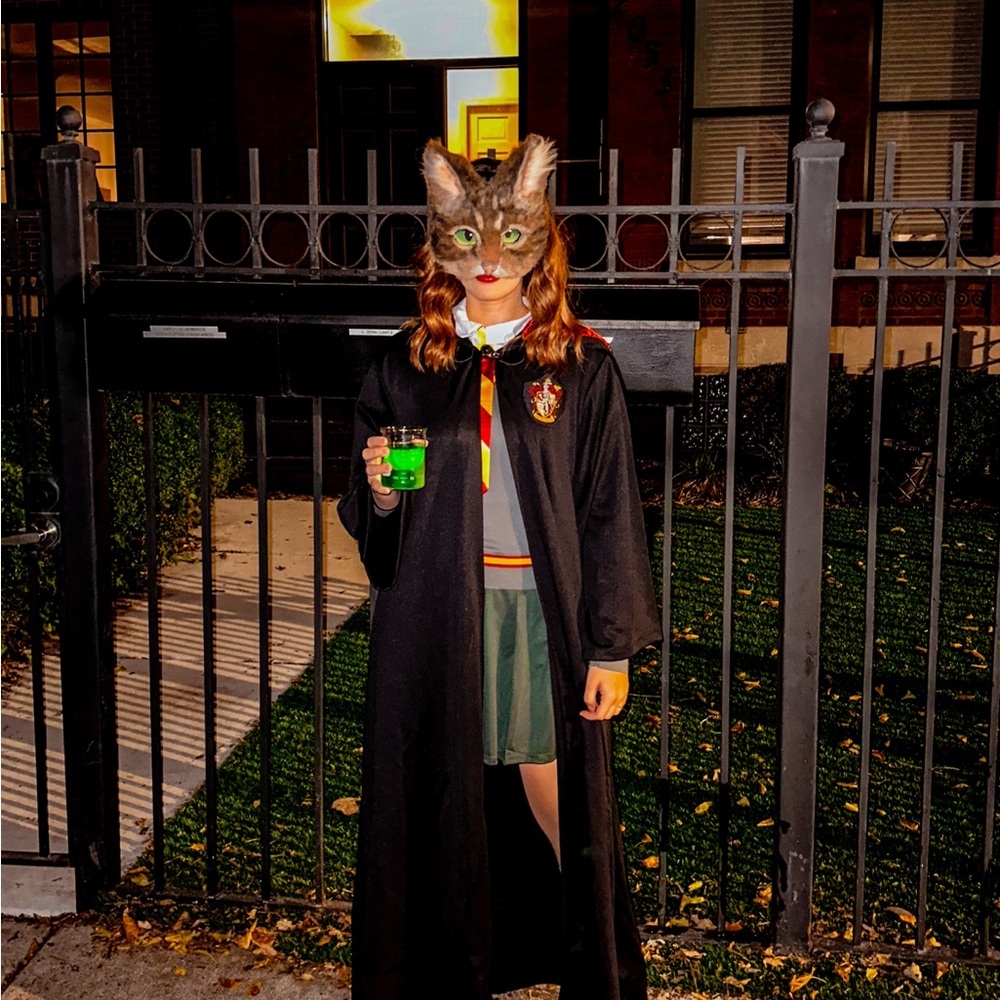 Realistic Brown Tabby Cat Mask: Handmade Faux Fur Costume - Picture 2 of 3